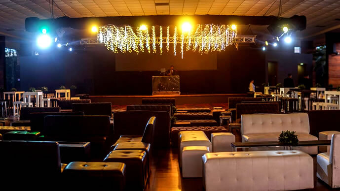 Salas Lounge para fiestas.
